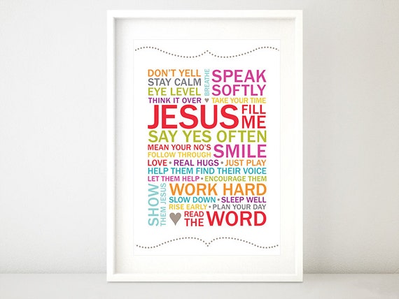 Mama Motivation 4 x 6 Printable Wall Art // Word