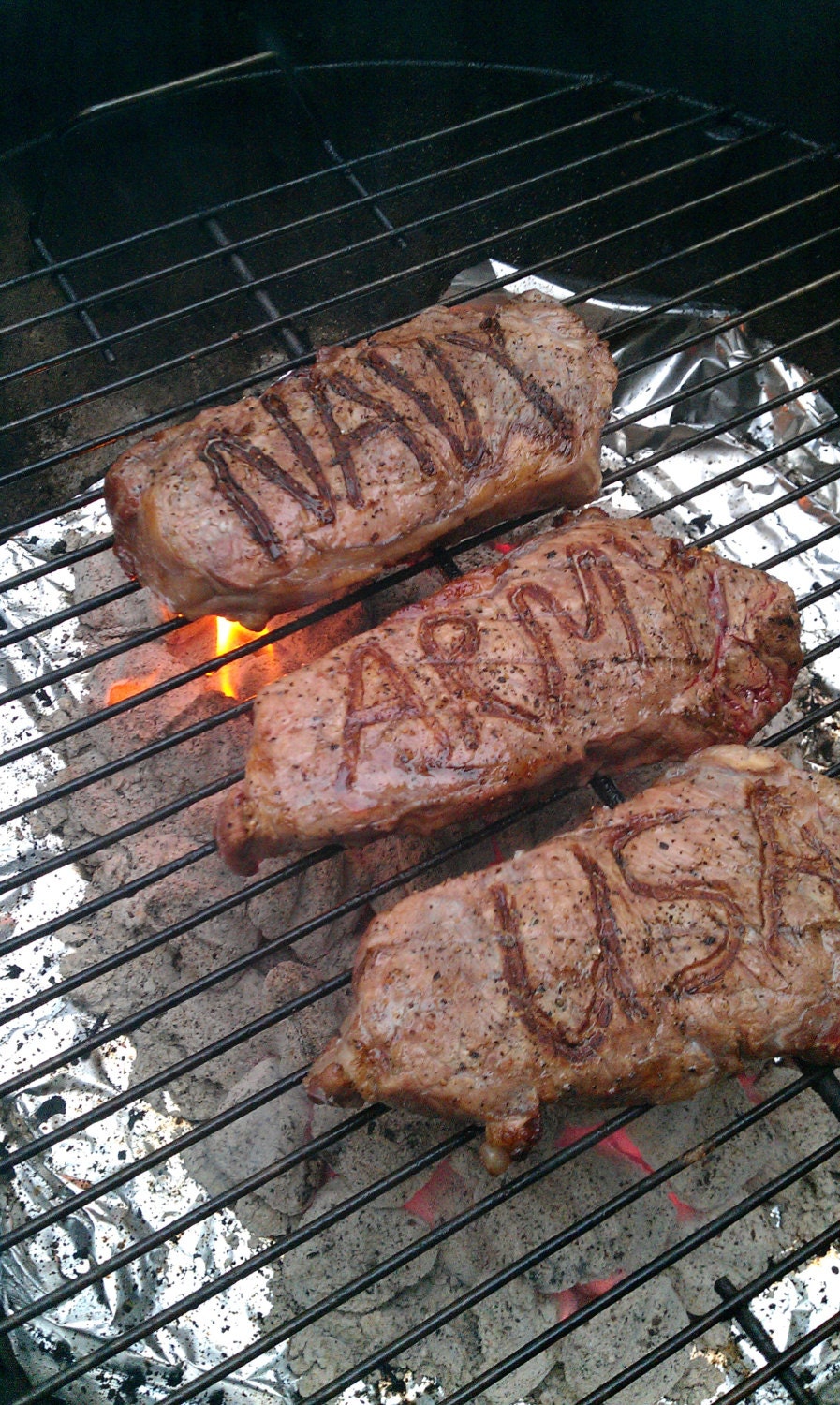 Military Steak Branding Irons..Steak Brander...Wedding