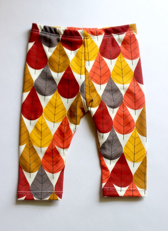 Fall leaves leggings Toddler Leggings Printed Leggings