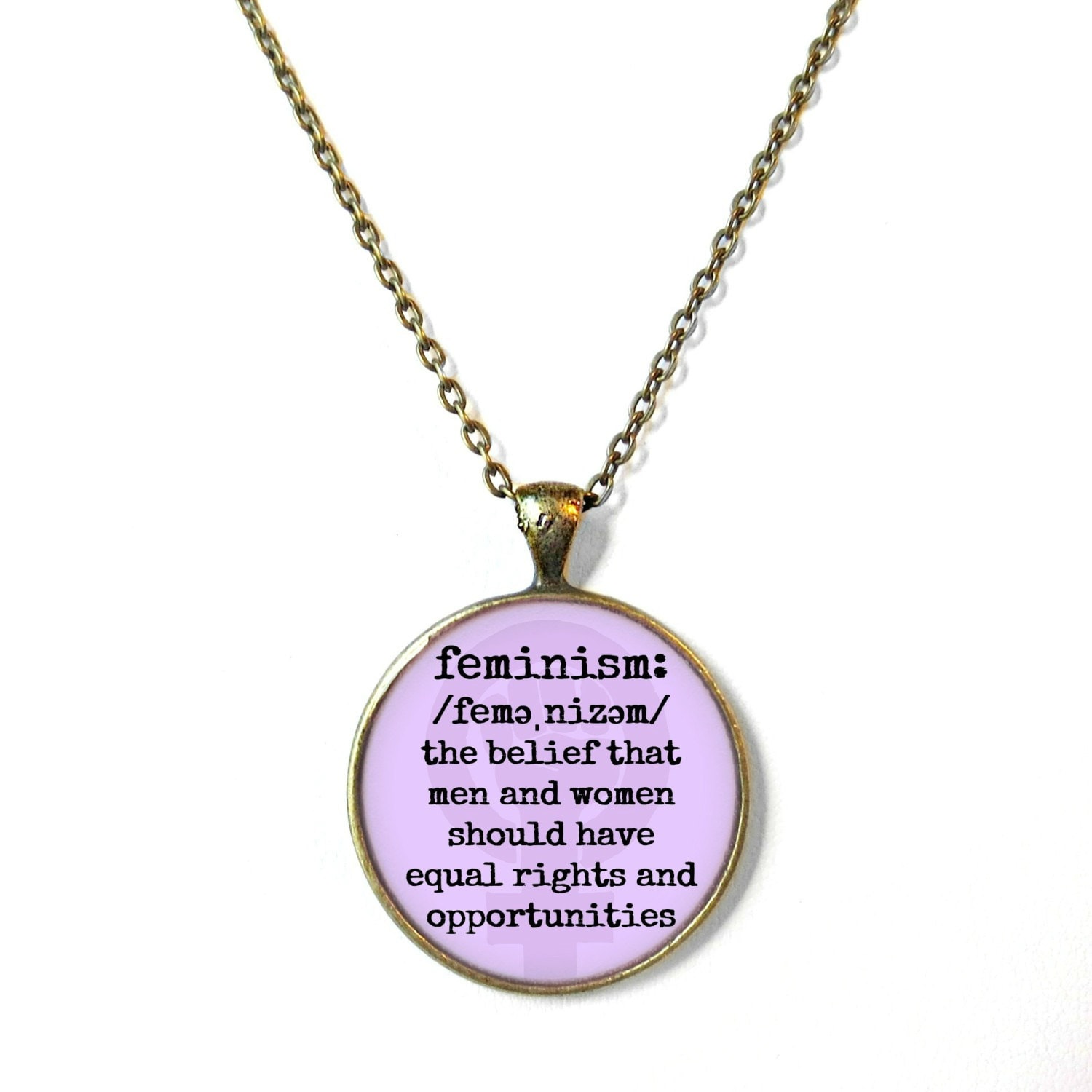 feminist necklace