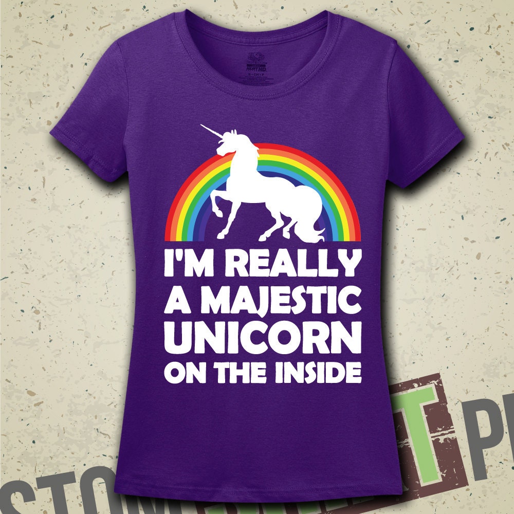 I'm Really A Unicorn TShirt Funny Humor by