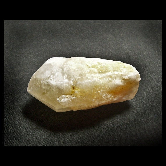 Milky Quartz Crystal with Calcite coating / Quartz Crystal
