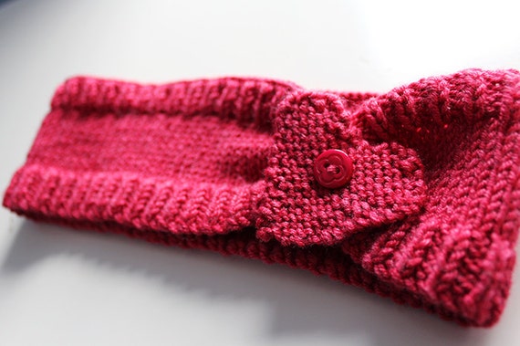 Knitted Headband Knitting Pattern PDF Instant Download to Make