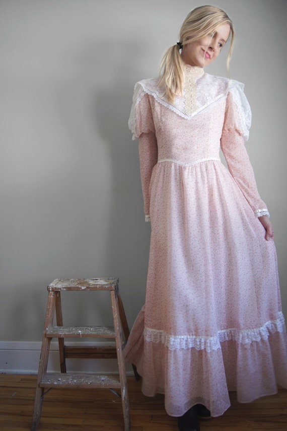 Vintage Gunne Sax Maxi Dress Jessica McClintock by ThriftyMartUSA