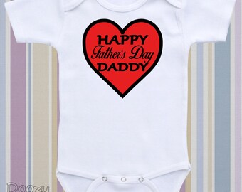 first fathers day shirt and onesie