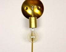 Popular items for gold wall sconce on Etsy