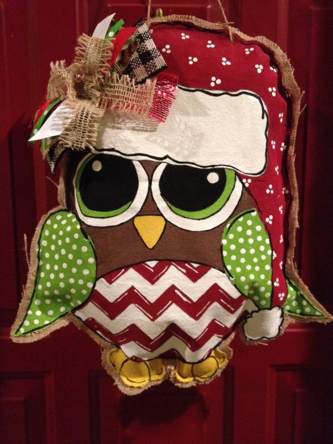 christmas owl door hanger christmas decoration by christmas owl door hanger christmas decoration by