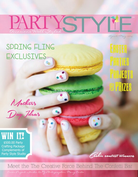 April/May Spring Issue Of Party Style Magazine Print Edition Il_570xn