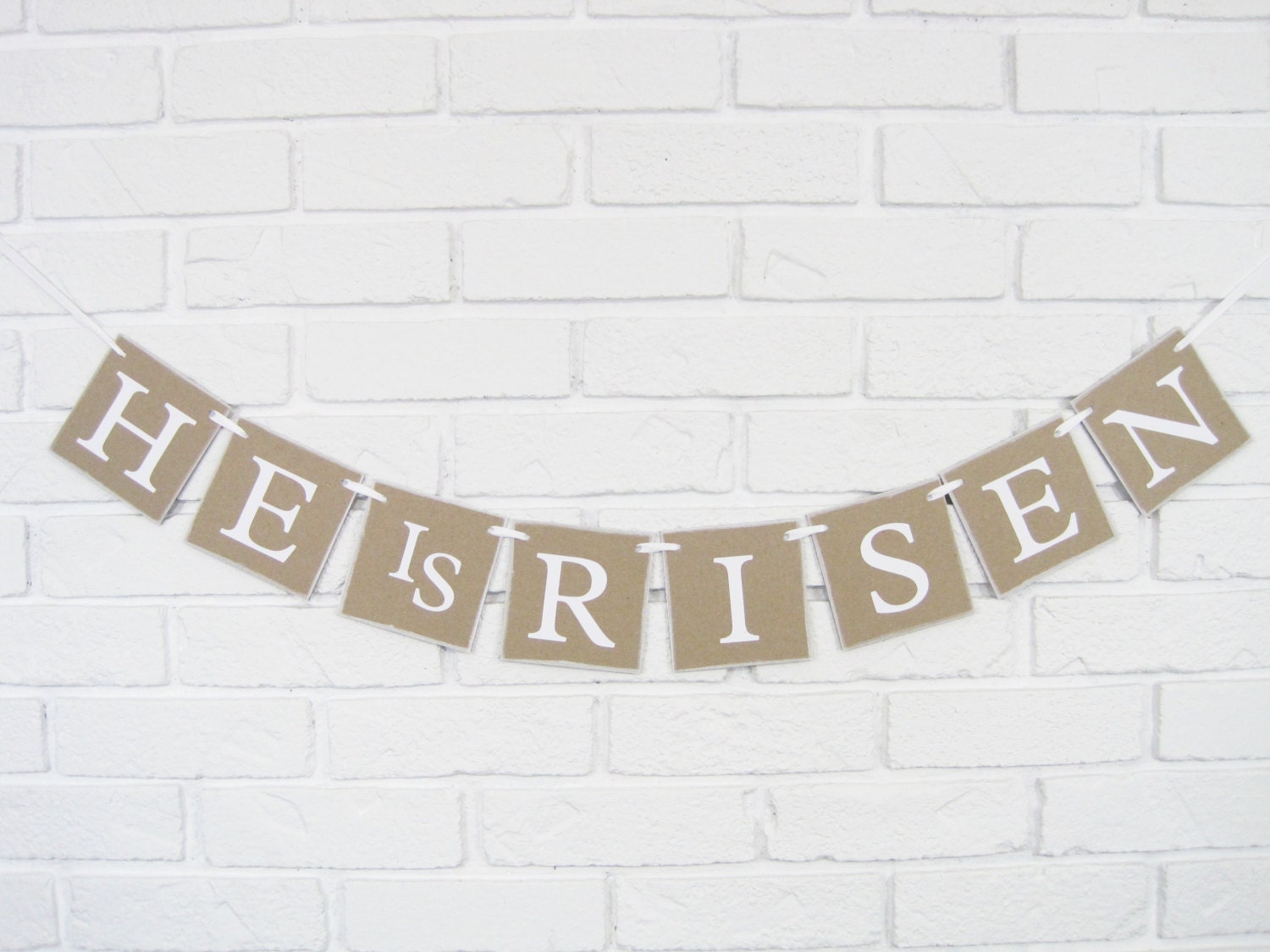 He is Risen banner christmas sign holiday by CelebratingTogether
