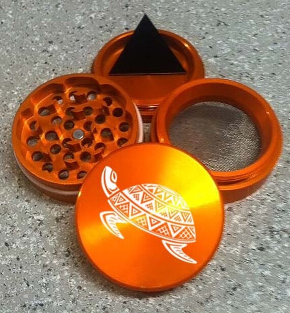 Custom Herb Grinder 4 Piece Engraved Grinder by CustomGrinders