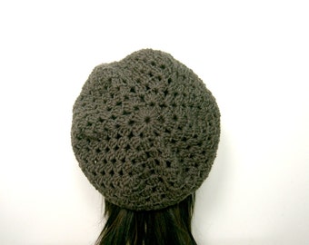 CROCHET BERET PATTERN, Crochet Hat Pattern, Crochet Pattern, Crochet Beret, Womens Hat, Beret Hat, Instant Download, Beret, Crochet (B34)