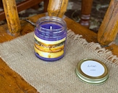 Lilac Tallow Candle 4 oz., Lilac Scented Candle, Spring Candle, Scented Candle, Rustic Candle, Tallow Candle, Floral Candle