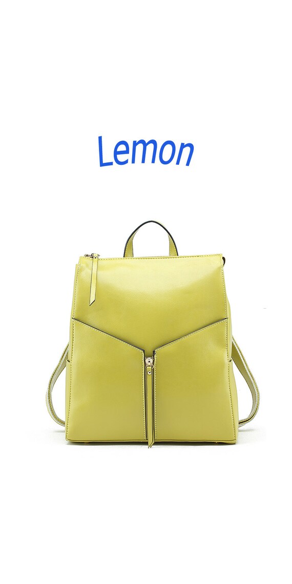 Items similar to Multifunctional Leather Backpack Weekend bag college