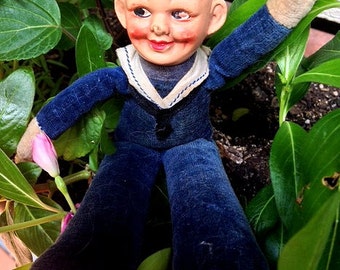 1920s-1950s Norah Wellings Sailor Doll