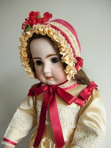 Chapeau Velours Pour Poupée Ancienne Jumeau SFBJ Ou Allemande - Neuf