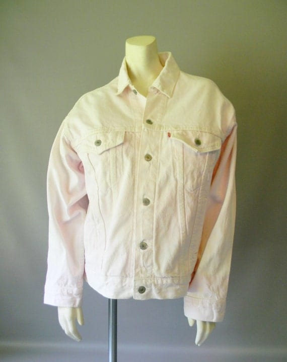 levis pink denim jacket