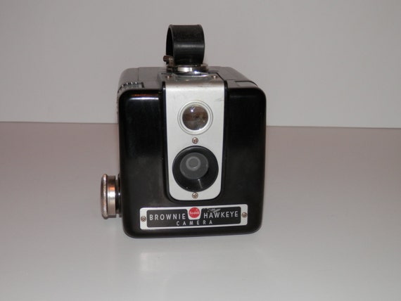 Vintage Rare Kodak 1940s Original Brownie Hawkeye Camera No Flash Non