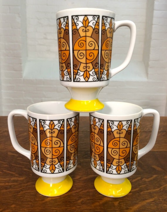 vintage Royal Crown Arnart Smug Mugs // San Pedro // 1960s