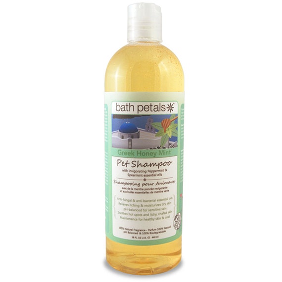 Bath Petals – Greek Honey Mint Pet Shampoo, 16 FL OZ U.S. / 448 ml e