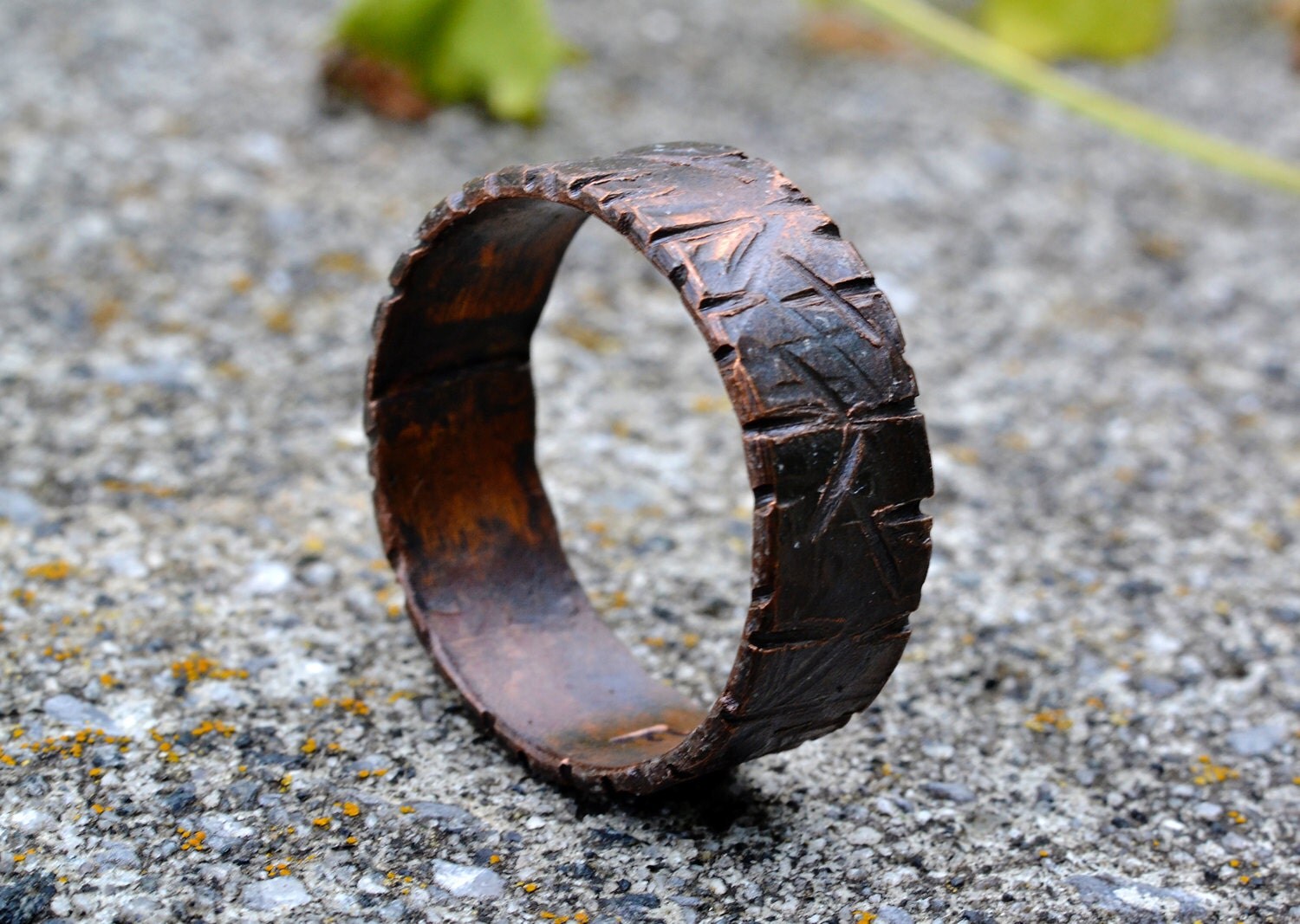 Custom Rugged Copper Ring Band for Men / by
