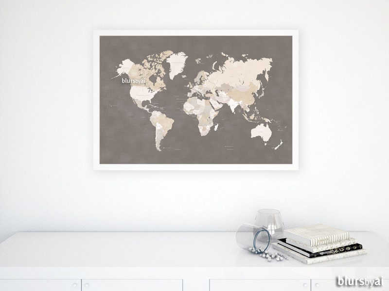 36x24 printable world map with countries names