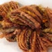 TORTOISESHELL Curly Handspun Yarn, Super Bulky 43 yards, 6.5 oz. Wensleydale Wool Locks Art Yarn Waldorf Doll Hair Knitting Crochet Weaving