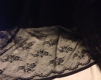 Polyester Lace Fabric 1-1/2 Yards