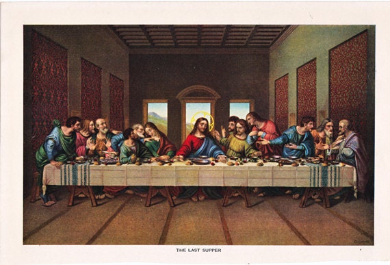 The last supper print a printable digital download for