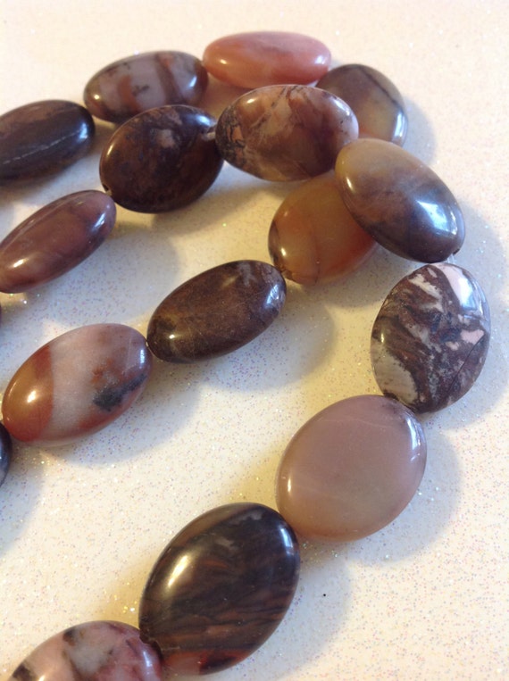 AAA Grade Painted Jasper Gemstone rectangle 13x14mm 115