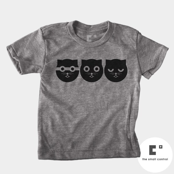 Three Cats TShirt Boys and Girls Clothing Baby Toddler