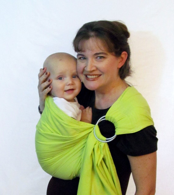 Ring Sling Baby Carrier Pure Tencel by lilpeeperkeepers on Etsy