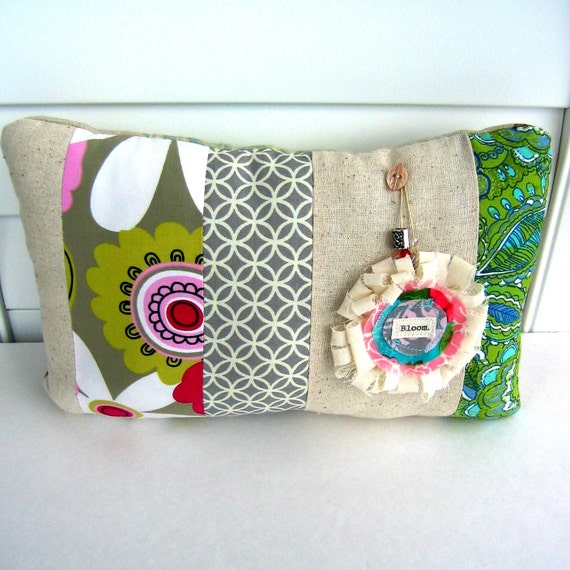 patchwork pillow fabric scrap pillow bohemian pillow fabric