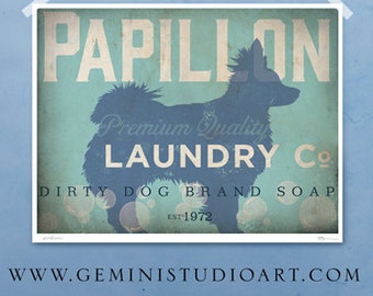 Pomeranian bath soap Company dog artwork on by geministudio