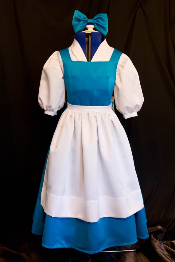 Belle Blue DELUXE PROVINCIAL Costume 4 Pc SET Child Size