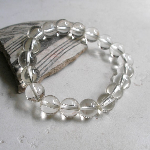 Quartz Rock Crystal Beads 10mm Round Quartz Beads For by ForetTwo