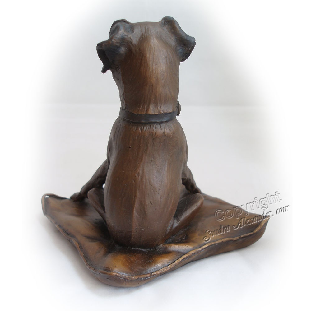 boxer dog sculpture