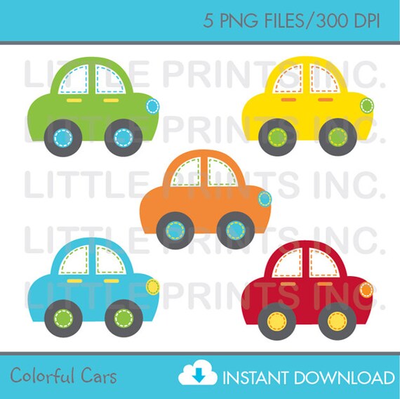 Car Clipart INSTANT DOWNLOAD Il_570xn