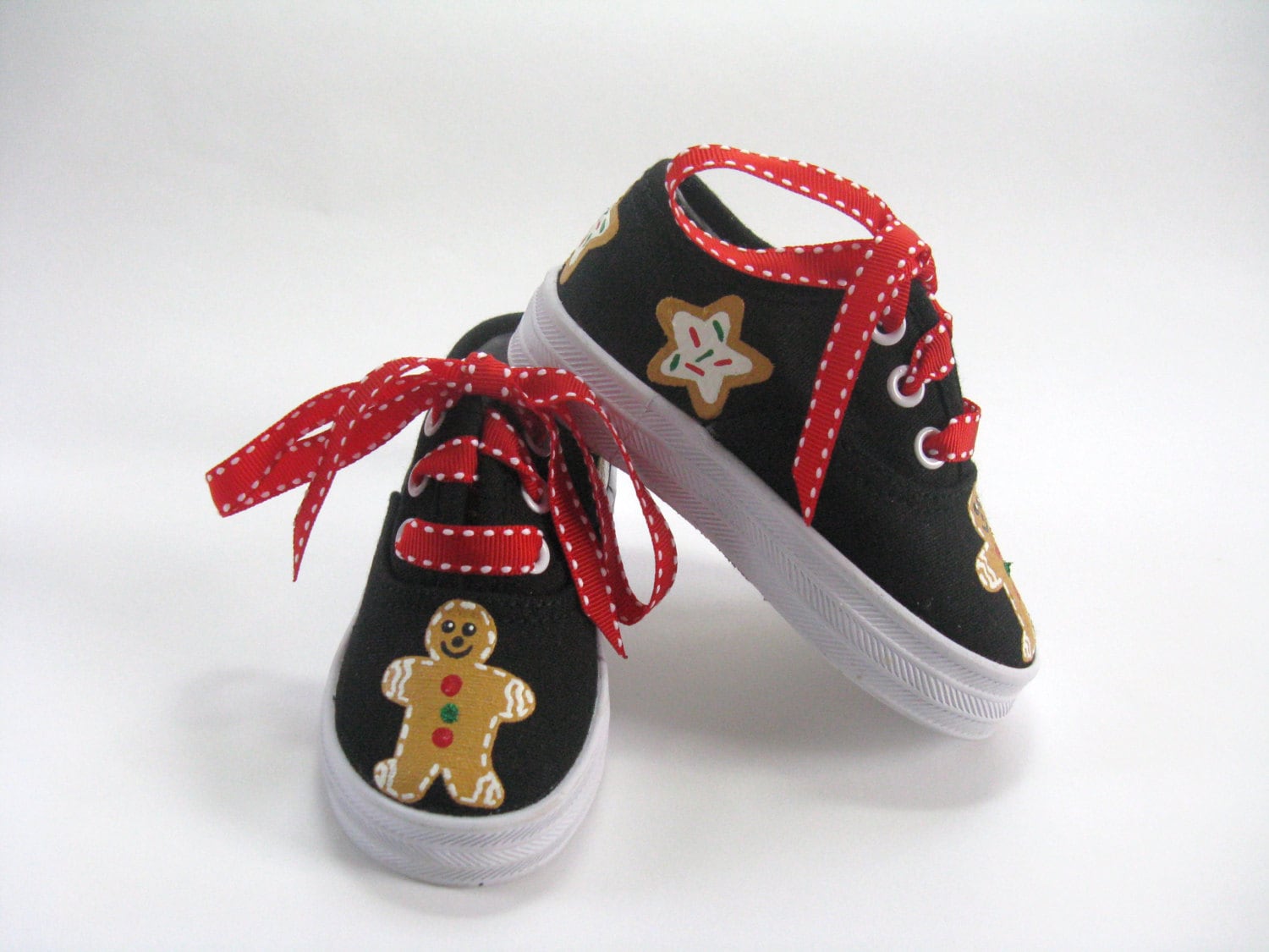 Christmas Cookie Shoes Gingerbread Man Sneakers Christmas