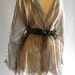 Silver Metallic Silk Jacket ON RESERVE