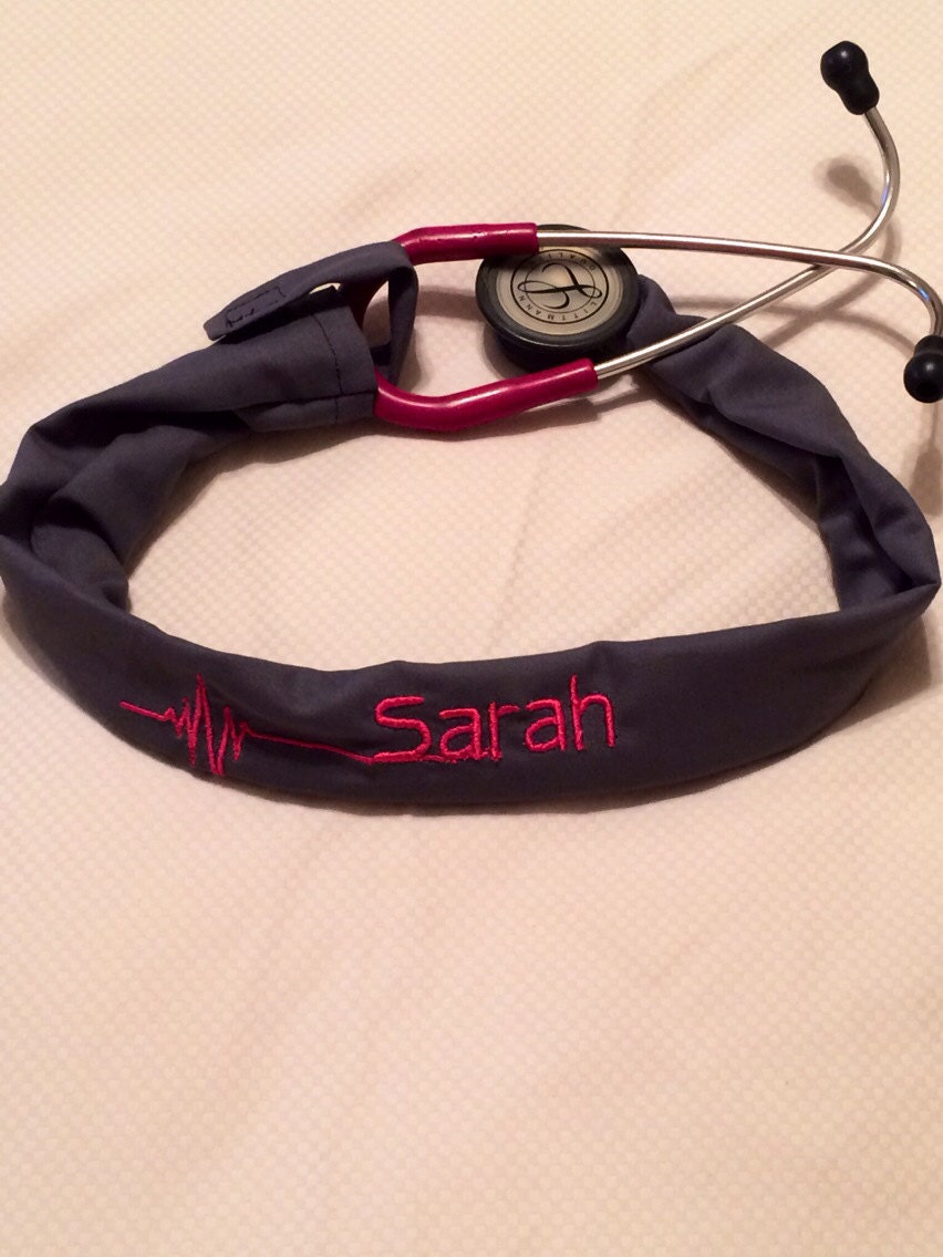 Custom embroidered stethoscope cover
