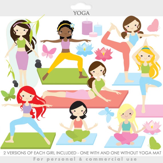 yoga girl clip art - photo #13