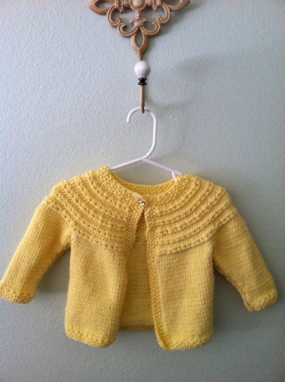 Baby Eyelet Yoke Sweater