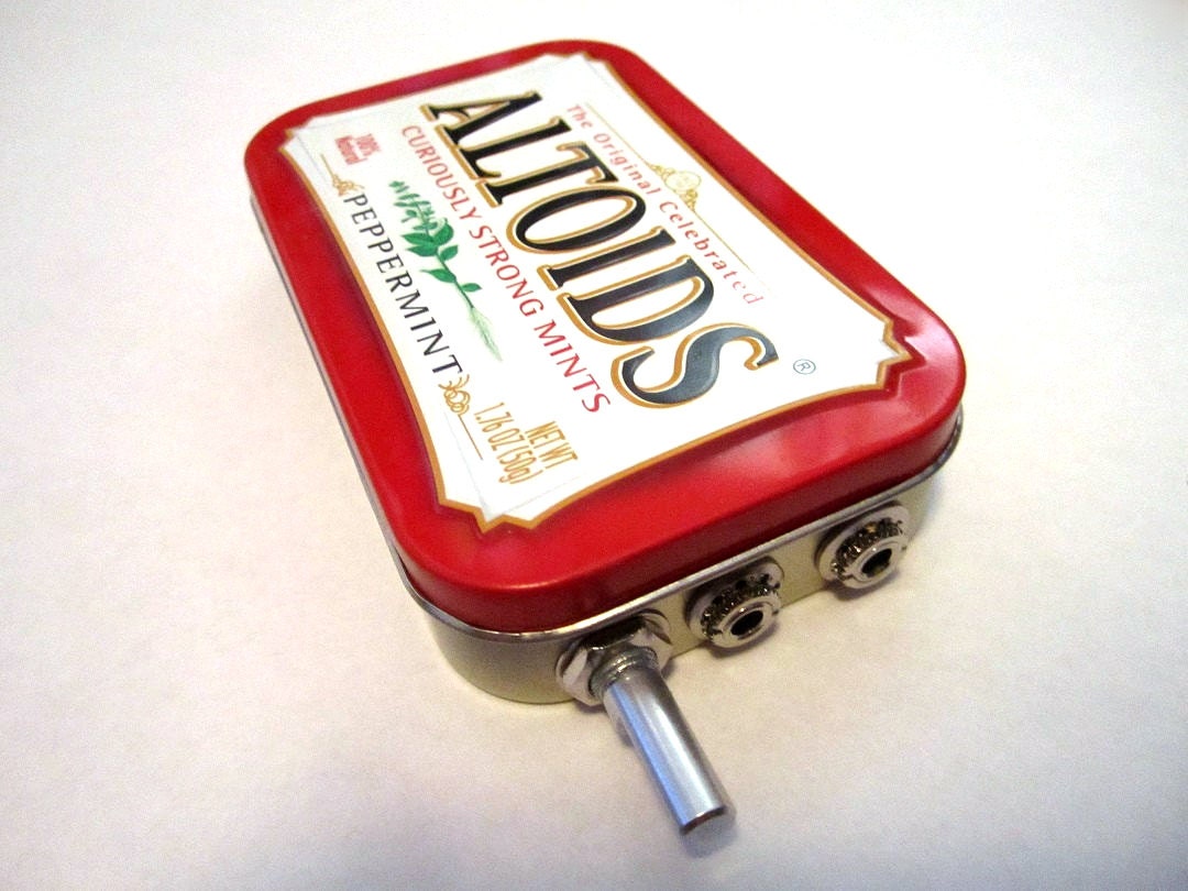 Mint Tin Pocket Headphone Amp with 10X Gain Peppermint