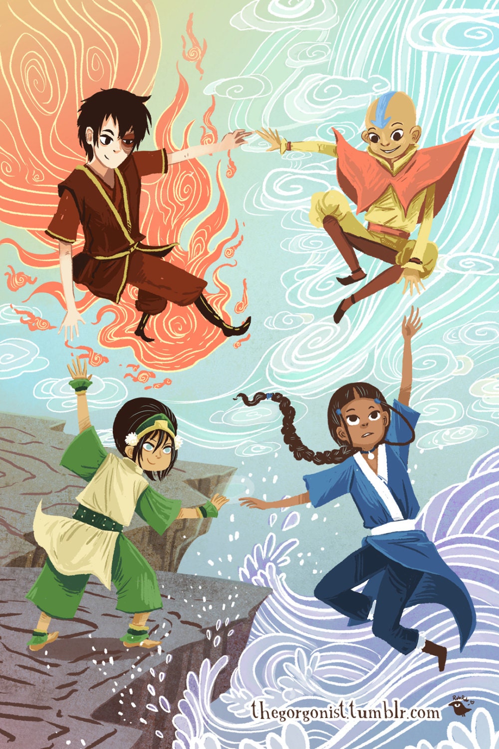 Bender Elements 8x12 art print