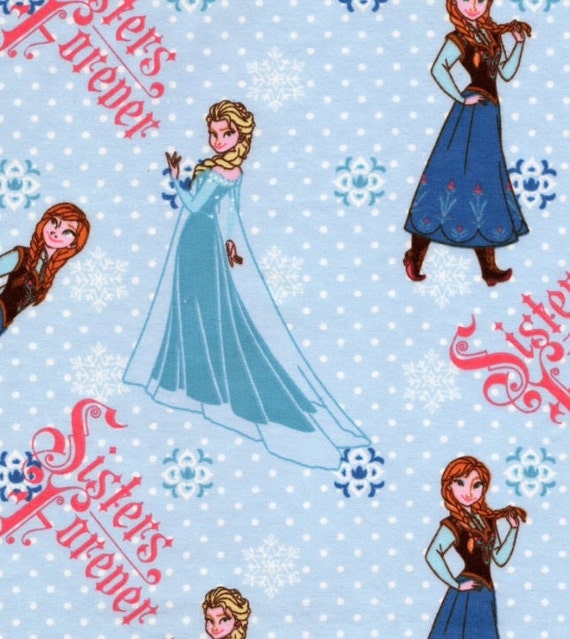 DISNEY FROZEN FABRIC Sisters Forever Cotton by DesignsbyDoreen
