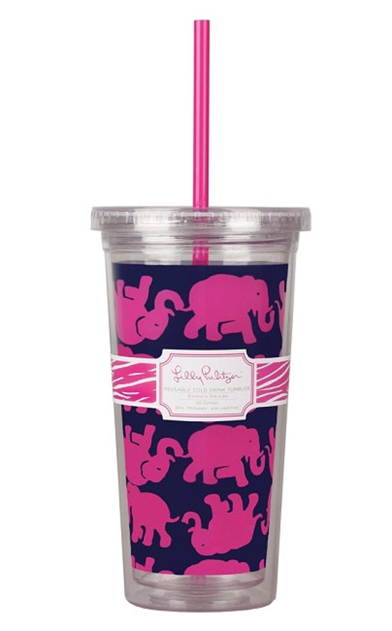 Lilly Pulitzer Lets Cha Cha Tusk in Sun Drink Tumbler