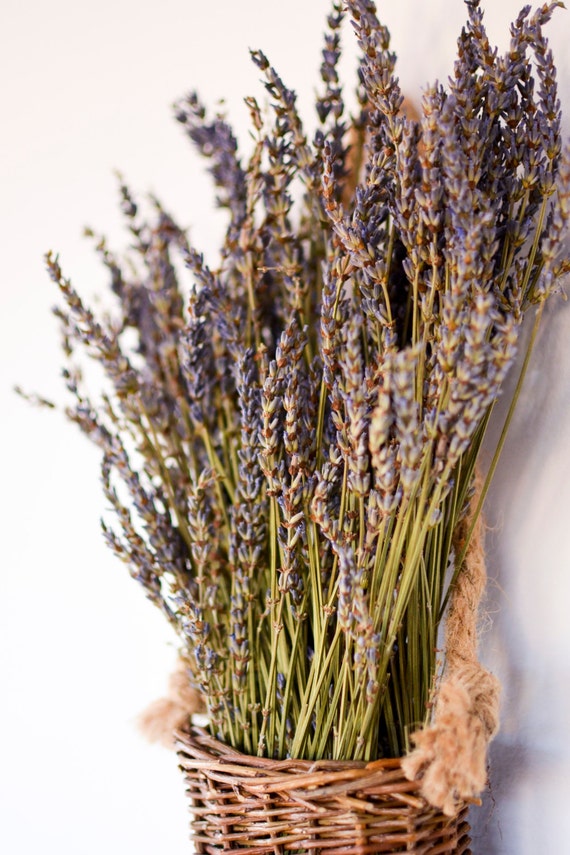 Hanging Dried Lavender Basket Mother's Day gift dried