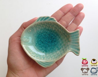Ceramic Plate, fish plate, blue, light blue, ceramic bowl, ceramic dish, animal, sauce, mini, small, ceramic fish, decoration, decor, oil
