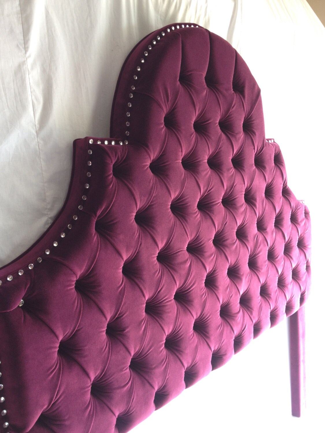 Morning Sun Tufted Headboard With Rhinestones Custom Made To - ðzoom morning sun tufted headboard with rhinestones custom made to - ðzoom
