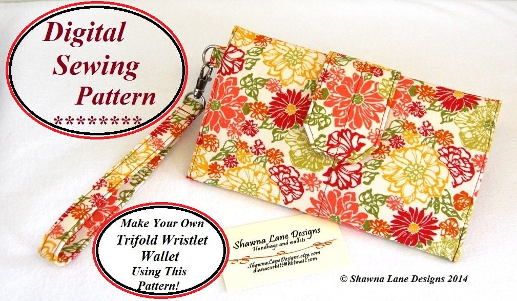 womens wallet sewing pattern pdf wallet pattern wallet